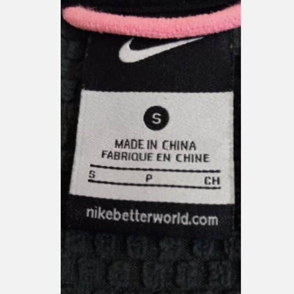 Nike Women’s Hoodie Jacket Small Black Ripple Woven Sportswear Essentials - Picture 11 of 13